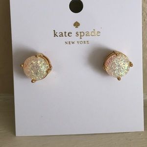 Kate Spade Opal Glitter stud earrings